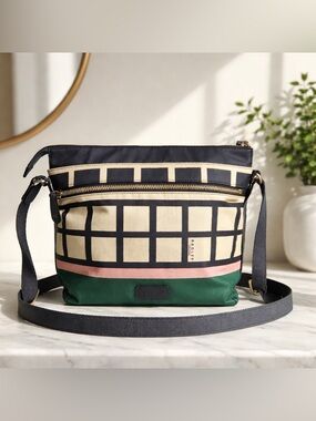 Radley London Finsbury Park Rope Check Crossbody Bag Multi